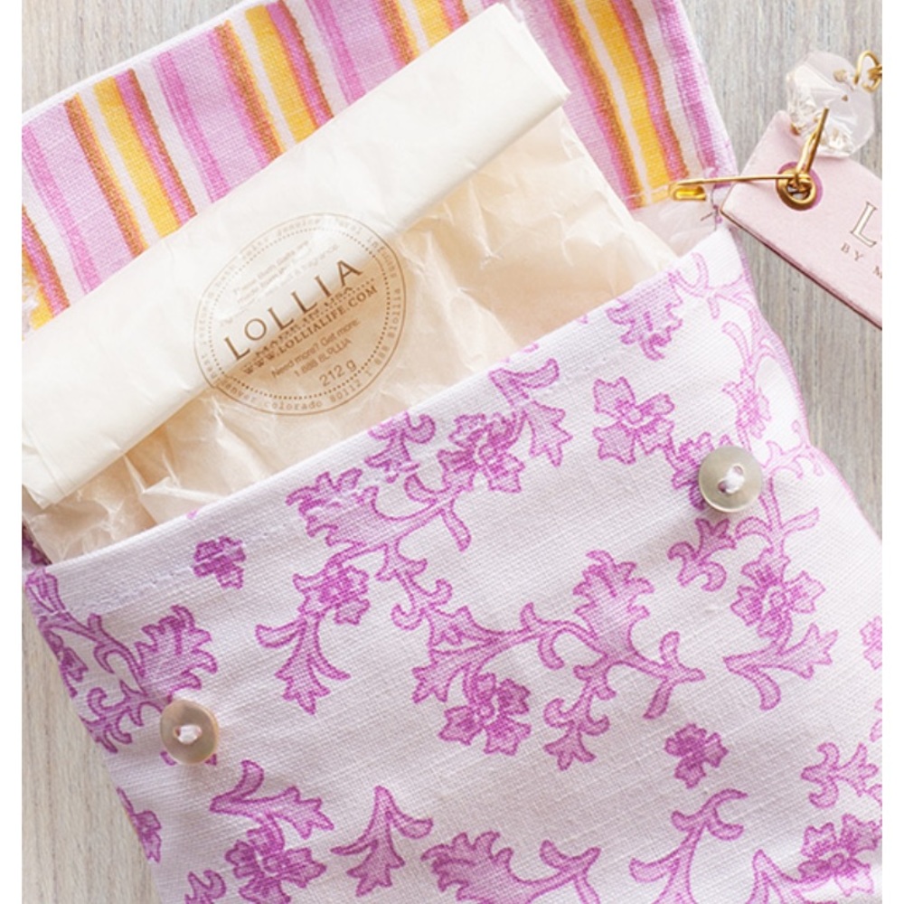 Lollia Lavender and Honey bath salts.